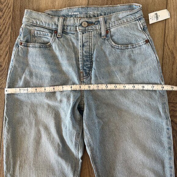 Old Navy High Rise Slouchy Straight Jeans - Picture 5 of 7